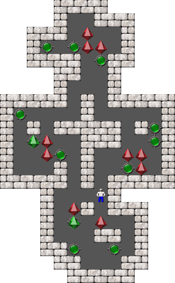 Sokoban 12 Blocks level 5